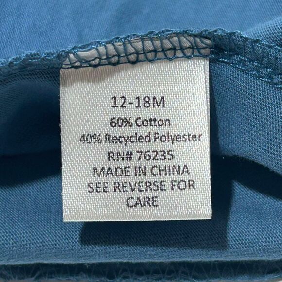 NEW Boys 12-18 Months Lizard Driving Monster Truck Blue Shirt Dot & Zazz - Picture 6 of 7